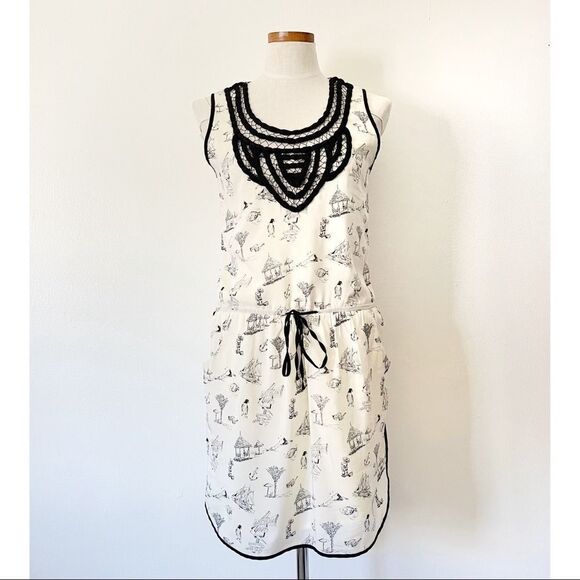 Anthropologie Greylin Printed sleeveless mini dress preowned Small - Picture 2 of 8